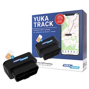 YUKAtrack GPS-Tracker OBD Auto,Fahrzeuge,LKW,Transporter mit SIM Karte und Datenflat Europaweit LIVE GPS Ortung,Komplettset: Ohne ABO, Fahrtenbuch,Peilsender,Ortungsgerät,Peilsender,GPS Sender Mini