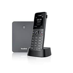 Yealink W73P DECT IP Telefon System (W70B Basis + W73H Handset) Schwarz
