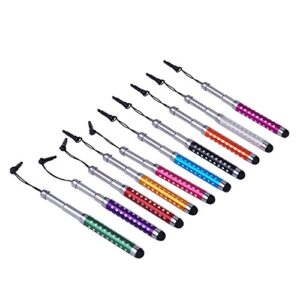 Yizhet 10x universal Stylus Stift Touch Pen Eingabestift für Smartphone Handy Tablet mit kapazitiven Touchscreen